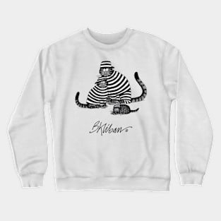 B kliban cat family Crewneck Sweatshirt